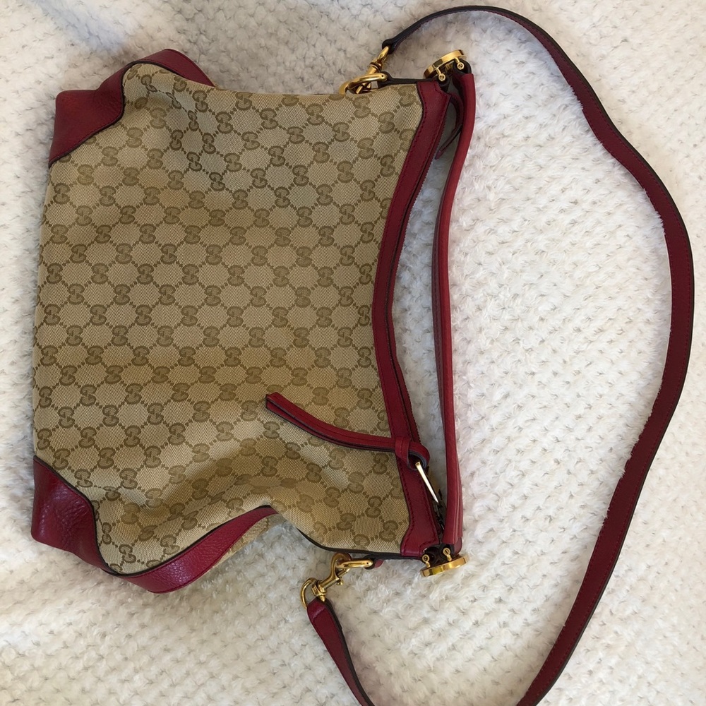 Gucci Monogram Ms GG Hobo Purse - Picture 3 of 6